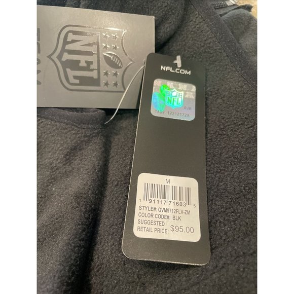 NWT NFL Team Apparel Oakland Los Angeles Las Vegas Raiders Vest Size Medium - Picture 7 of 8